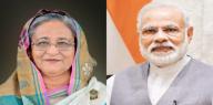 Prime Minister Narendra Modi and Bangladesh Prime Minister Sheikh Hasina