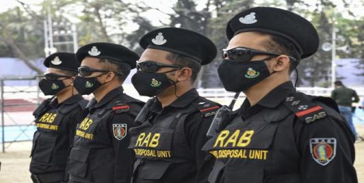 Bangladesh’s RAB force in UN peacekeeping missions (Photo: HumanRightWatch)
