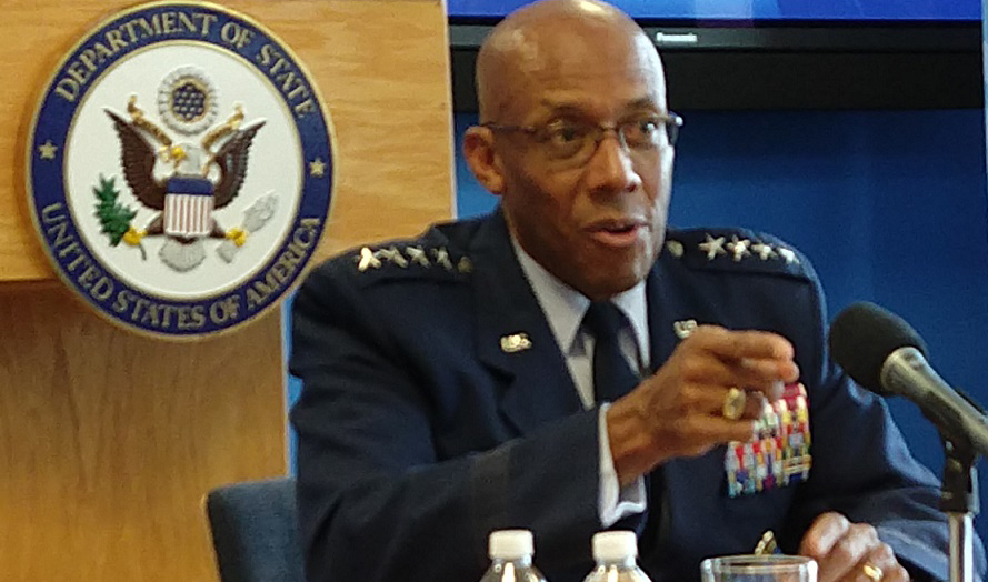 United States Air Force Gen. Charles Q. Brown Jr., who has been selected to be the next chairman of the Joint Chiefs of Staff, the top military officer. (Photo: Arul Louis)