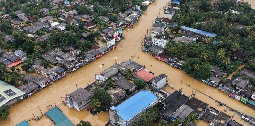 Cyclone in Sri Lanka