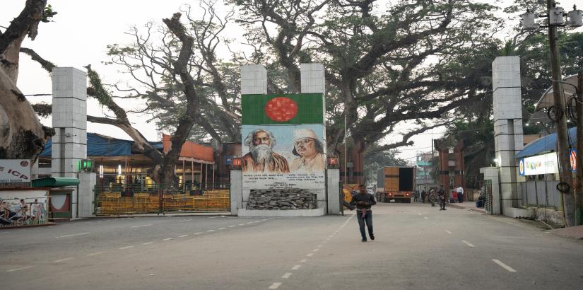 International Border between Bangladesh and West Bengal