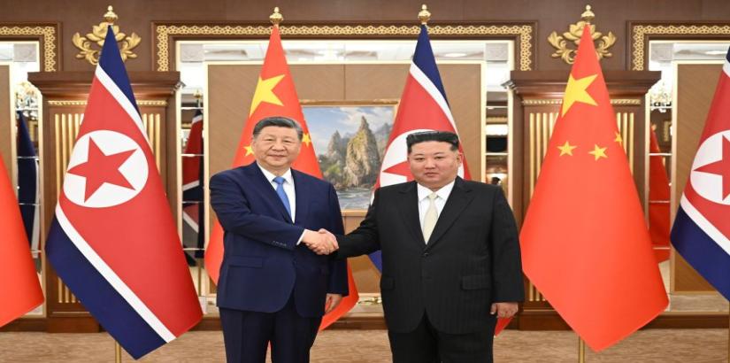 China’s Xi Jinping meeting with North Korea's Kim Jong Un