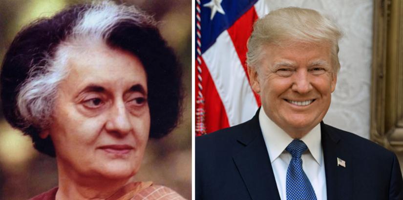 Indira Gandhi and Donald Trum