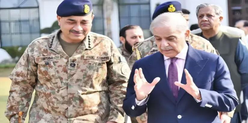 Field Marshal Munir with PM Shebaz Sharif