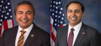 Ami Bera and Raja Krishnamoorthi (File)