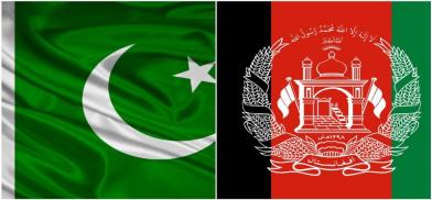 Pakistan-Afghanistan flags (File)