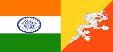 India-Bhutan flags (File) India-Bhutan flags (File)