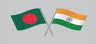 India-Bangladesh flags (File)