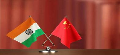 China-India flags (File)