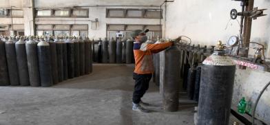 Oxygen cylinders (File) Oxygen cylinders (File)
