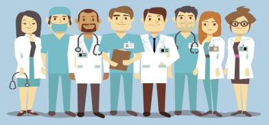 Doctors, nurses, health workers