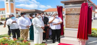 Sri Lanka president inaugurates hospital