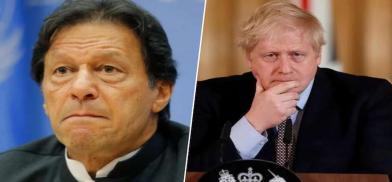 British PM Boris Johnson and Pakistan PM Imran Khan