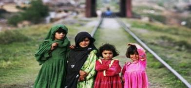 Afghan refugee children in Pakistan