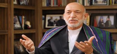 Former Afghan President Hamid Karzai