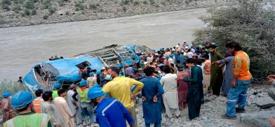 Bus accident in Pakistan