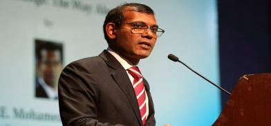 Speaker and former Maldives President Mohamed Nasheed