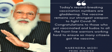 With 25 million vaccinations, India creates world record on Modi's birthday