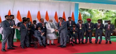 Modi honours the country's para-athletes