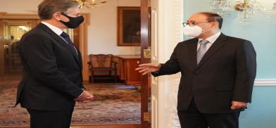 India's Foreign Secretary Harsh Vardhan Shringla met with United States Secretary of State Antony Blinken in Washington on Thursday, September 2, 2021. (Photo: MEA) India's Foreign Secretary Harsh Vardhan Shringla met with United States Secretary of State Antony Blinken in Washington on Thursday, September 2, 2021. (Photo: MEA)