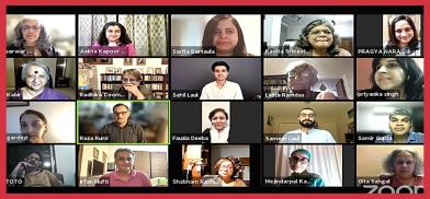 Screenshot of some participants at the end of the Sapan webinar, 26 September 2021