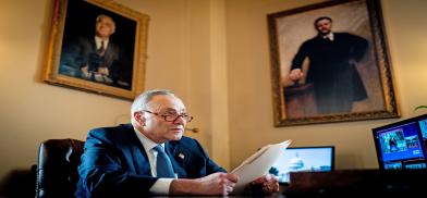 US Senate Majority Leader Chuck Schumer