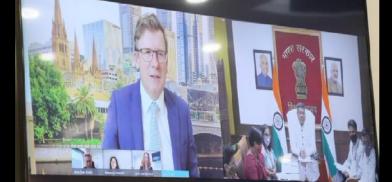 India's Education Minister Dharmendra Pradhan on Tuesday held a virtual meeting with Australian counterpart Alan Tudge India's Education Minister Dharmendra Pradhan on Tuesday held a virtual meeting with Australian counterpart Alan Tudge