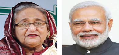 Prime Minister Narendra Modi and Bangladeshi PM Sheikh Hasina Prime Minister Narendra Modi and Bangladeshi PM Sheikh Hasina