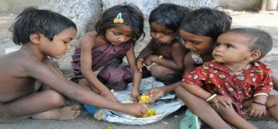 India's undernourished poor children