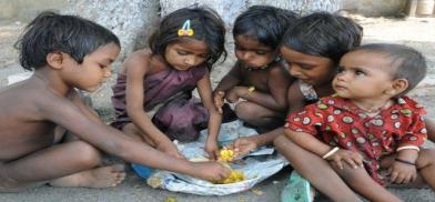 India's undernourished poor children India's undernourished poor children