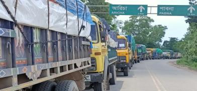 Transporters’ strike in Bangladesh