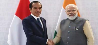 Indian Prime Minister Narendra Modi and Indonesian President Joko Widodo