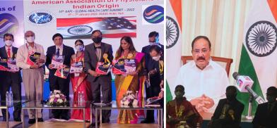 India’s Vice President Naidu lauds Indian-origin physicians for making their mark globally