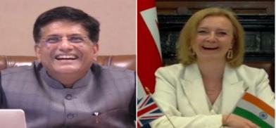 UK and India trade: Piyush Goyal and Anne-Marie Trevelyan (Photo: Twitter)