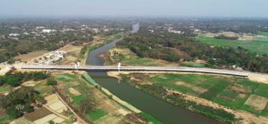 First ever Indo-Bangladesh river bridge (Photo: Indiabooms)