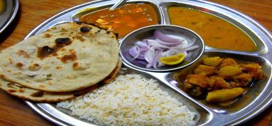 Thali food (Photo: Wikipedia) Thali food (Photo: Wikipedia)