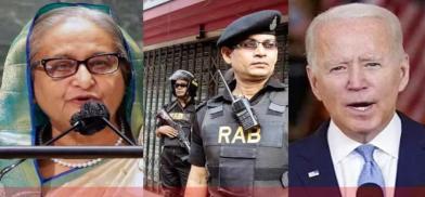 Bangladesh's Hasina blames some Bangladeshis behind US sanctions on the security forces Bangladesh's Hasina blames some Bangladeshis behind US sanctions on the security forces