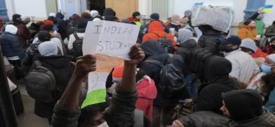 When a spray-painted India flag helped Indian, Pakistani students flee Ukraine (Photo: File) When a spray-painted India flag helped Indian, Pakistani students flee Ukraine (Photo: File)