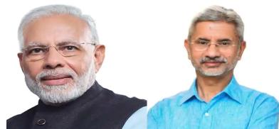 Prime Minister Narendra Modi and External Affairs Minister S Jaishankar