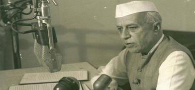 India's first prime minister Jawaharlal Nehru