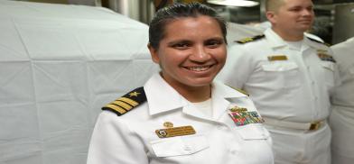 Retired US Navy Captain Shanti Seth has been appointed Defence Advisor to Vice President Kamala Harris. (File Photo: State Dept.)