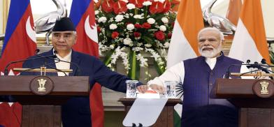 Nepali Prime Minister Sher Bahadur Deuba and Indian Prime Minister Narendra Modi (Photo: PIB)