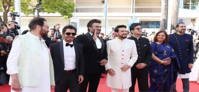 Indian delegation walking the red carpet at Cannes(Photo: PIB)