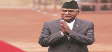 Nepali Prime Minister Sher Bahadur Deuba