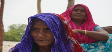 Sukhi Begum (centre) with her 50-year-old daughter Bani Begum at her home on Pakuar Char, Jamalpur, in April 2022 (Image: Mohammad Abdus Salam / The Third Pole) Sukhi Begum (centre) with her 50-year-old daughter Bani Begum at her home on Pakuar Char, Jamalpur, in April 2022 (Image: Mohammad Abdus Salam / The Third Pole)