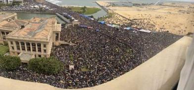 Protestors in Sri Lanka explore besieged presidential palace (Photo: Youtube)