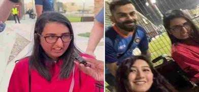 Indian cricket star Virat Kohli makes a specially-abled Pakistani fan's day in Dubai (Photo: Paktv) Indian cricket star Virat Kohli makes a specially-abled Pakistani fan's day in Dubai (Photo: Paktv)