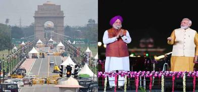 PM inaugurates the ‘Kartavya Path’, in New Delhi on September 08, 2022.(Photo: PIB)