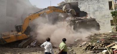 The bulldozing of the 'idea of India' (Photo: Twitter) The bulldozing of the 'idea of India' (Photo: Twitter)