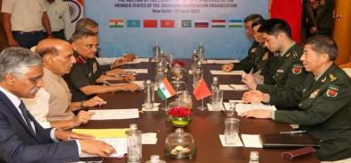 Indian, Chinese defence ministers met (Photo: PIB) Indian, Chinese defence ministers met (Photo: PIB)